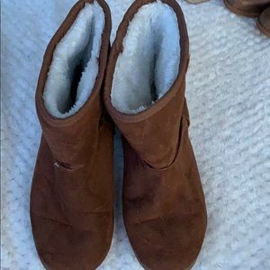 Fuzzy boots